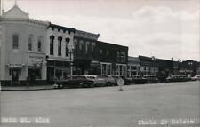 RPPC Alma,NE Main St. Harlan County Nebraska Real Photo Post Card Vintage picture