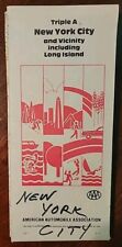 1981 AAA New York City-Vicinity-Long Island NJ Official State Road Highway Map picture