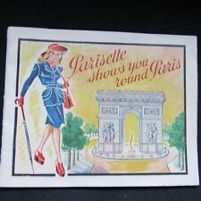 Paris 1945 Booklet- Parisette Shows You Around Paris  - Photos Landmarks picture