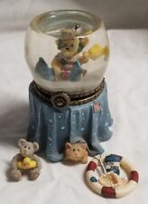 Boyds Bears Uncle Bean's Treasure Box Goldie's Fish Bowl w/ Sushi McNibble picture