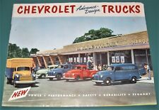 1953 Chevrolet 36-Page Full-Line Truck Brochure, All Models Shown in Full Color picture