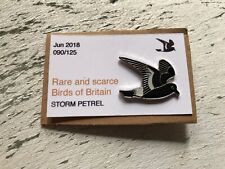 RSPB Interest STORM PETREL Sea Bird enamel BIRD pin badge SGW Bird 🇬🇧 Design:: picture