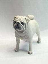 Harmony Kingdom Artist Neil Eyre Designs K9 dog pup puppy standing WHITE Pug picture