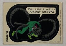 1974/1975 Topps Marvel Super Heroes Stickers DR OCTOPUS Just A Well-Armed Crook picture