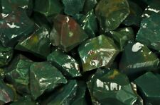 1/2 lb Bloodstone Rough Stones - Natural Crystal Mineral Rock Tumbling (Ind) picture