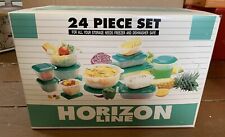 Horizon Line - 24 Piece Food Storage Container Set - New In Box picture