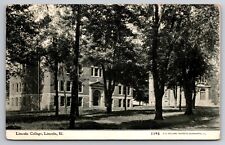 Lincoln College Lincoln Illinois IL 1909 Postcard picture