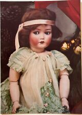 Antique Dressel German Doll Vintage 6x4 Postcard 1985 picture