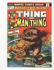 Marvel Two-In-One 1 F- Fine- Thing Battles Man-Thing  1974 picture
