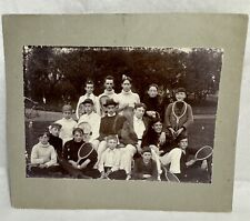 Amazing Vintage Photograph Of Tennis Team? A Class? Or A Simple Tennis Outing picture