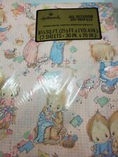 Hallmark Vintage Betsey Clark Wrapping Paper.. Mint in Package.. Sewing picture