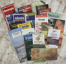 Vintage Georgia Southeastern States Tourist Maps Guides Brochures 20pc Lot picture