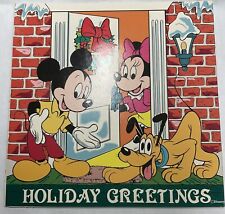 RARITIES MINT DISNEY HOLIDAY GREETINGS .999 Pure Silver Coin 1990/1991 Mickey  picture