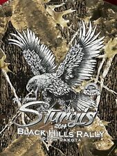 2014 Harley Davidson Sturgis Bike Rally Black Hills South Dakota Shirt Camo XL picture