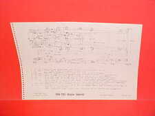 1964 1965 CHRYSLER IMPERIAL CONVERTIBLE CROWN LEBARON FRAME DIMENSION CHART picture