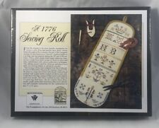 Winterthur The Examplarery Sampler Collection 1776 Sewing Roll Kit 5” X 14” NEW picture