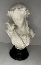 J & TB BEVINGTON PARIAN WARE BUST OF Lesbia and Her Sparrow (Catullus) 19th C picture
