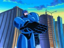 RoboCop animation cel production art vintage cartoons 90's anime art BG I3 picture