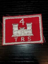 1960s 70s US Army 4th Engineers Battalion TRS Patch picture