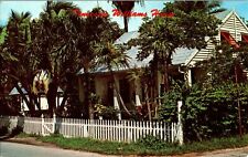 Tennessee Williams House, Old Key West, Florida FL chrome Postcard picture