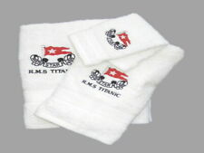 White Star Line RMS Titanic Embroidered Cotton Towel Set picture