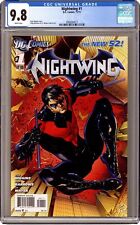 Nightwing 1A 1st Printing CGC 9.8 2011 3960694011 picture