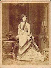 ROYAL Vintage Cabinet Card -Grand Duchess Maria Alexandrovna of Russia 1853-1920 picture