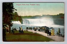 Niagara Falls NY-New York, Prospect Park, View of Falls, Vintage c1914 Postcard picture