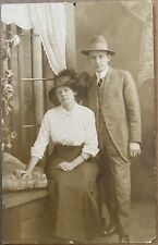 RPPC Chicago Jack and Edna Koalenz Illinois Real Photo Postcard 1910 picture