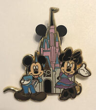 Walt Disney World 50th Anniversary Fantasy Pin Mickey Minnie Mouse WDW 50 Pin picture