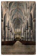1908 Interior of St. Patricks Cathedral, New York City, NY Postcard picture