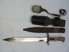 Horst Wolff fireman's bayonet with scabbard, frog, and portepee picture