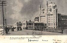 Vintage Postcard 1906 The Boardwalk & Blenheim Hotel Atlantic City New Jersey NJ picture