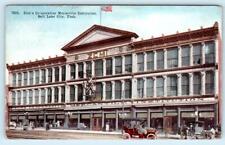 SALT LAKE CITY, Utah UT ~ ZION'S CO-OPERATIVE MERCANTILE 1910s   Postcard picture