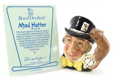Royal Doulton Mad Hatter D 6790 Special Ed 1987 Character Toby Jug Figure 4.5