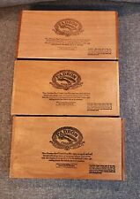 Lot Of 3 Padron 2000 Empty Wooden Cigar Boxes picture