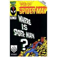 Web of Spider-Man (1985 series) #18 in NM minus condition. Marvel comics [y` picture