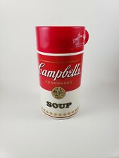 Vintage 1998 Campbells Soup Cantainer Lunchbox Insulated Plastic Thermos 11.5 Oz picture