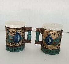 Vintage  Napcoware Salt And Pepper Shakers  1805 Bird And  Bottle Inn   picture