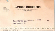 1938 Gimbel Brothers NEW YORK CITY Christmas Shop in November Pay in January picture