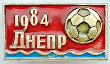 USSR SOVIET PIN BADGE. DNEPR 1984. DNEPROPETROVSK. UKRAINIAN SOCCER CLUB picture