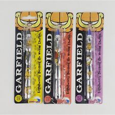 3 Vintage Garfield Super Wave Ergonomical Design Pens by World Trend in Package picture