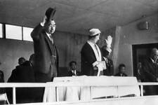 Emperor Hirohito And Empress Nagako Wave To Crowd During The Na 1964 Old Photo picture