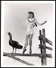 HOLLYWOOD BEAUTY VERA ELLEN CHEESECAKE LEGS 1950s STUNNING PORTRAIT PHOTO 702 picture