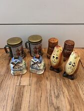 Lot of Vintage Salt And Pepper Shakers. 4 Sets picture