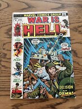 War Is Hell #1 (Marvel 1973) 1st issue “Decisionat Dawn” Bronze Age VG+ picture