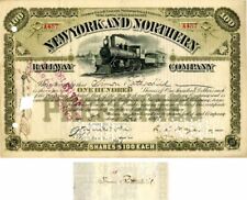 New York and Northern Railway Co. signed by Simon Rothschild - Stock Certificate picture