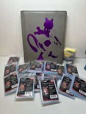 Ultra PRO Mewtwo 9 Pocket Premium PRO Binder Plus 18 Packs Of Sleeves A6 picture