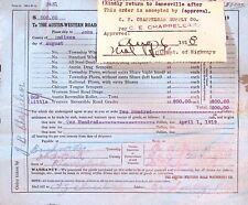 Austin Western Road Machinery Co. Chicago Illinois Purchase Order Invoice 1918 picture
