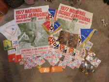 Boy Scout of America BSA 1977 National Jamboree - Neckerchief, Buckle, Patches + picture